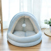 Soft Pet Cat Bed House with Hairball Removable Puppy Cushion Winter Warm Cat Nest Comfortable Pets Sleeping Kennel for Dogs Cats | Vimost Shop.