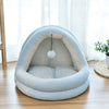 Soft Pet Cat Bed House with Hairball Removable Puppy Cushion Winter Warm Cat Nest Comfortable Pets Sleeping Kennel for Dogs Cats | Vimost Shop.