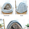 Soft Pet Cat Bed House with Hairball Removable Puppy Cushion Winter Warm Cat Nest Comfortable Pets Sleeping Kennel for Dogs Cats | Vimost Shop.