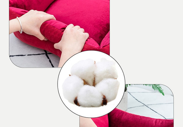 Pet Dog Bed Removable Cushion Soft Warm Dog Mat Cat House Waterproof Bottom Sofa For Small Medium Dogs Pets Sleeping Products | Vimost Shop.