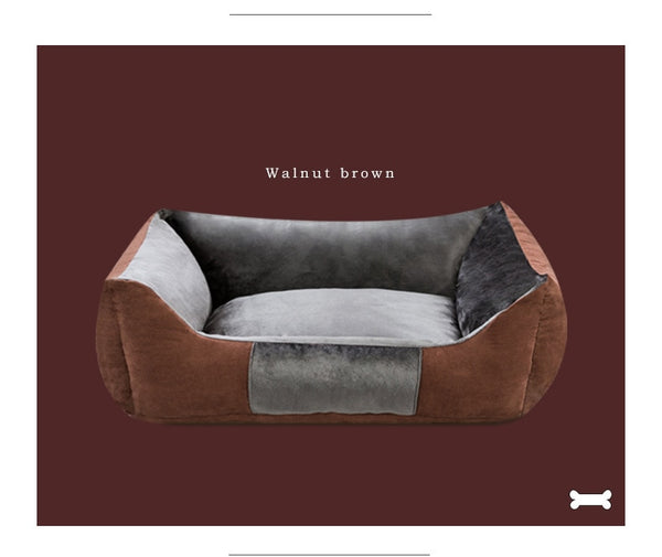 Pet Dog Bed Removable Cushion Soft Warm Dog Mat Cat House Waterproof Bottom Sofa For Small Medium Dogs Pets Sleeping Products | Vimost Shop.