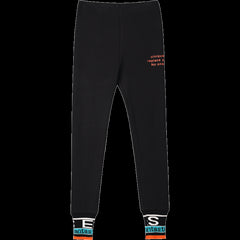 Solid Letter Print Minimalist Skinny Women Legging Pants,Spring ELF High Elastic Waist Ladies,Basic Daily Pants