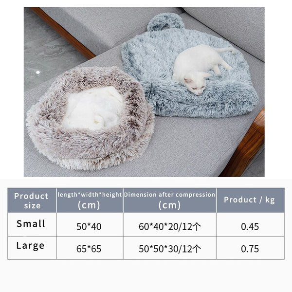 Pet Dog Cat Mats Soft Fluffy Long Plush Pet Blankets Thin Covers for Summer Winter Dogs Cats Bed Cushion Pets Deep Sleeping Bags | Vimost Shop.