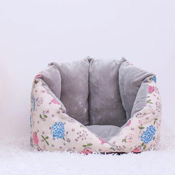 Non-Slip Cat Bed Winter Warm Pet House Cave Soft Comfortable Kennel Kitten Sofa Short Plush Pet Cushion for Small Medium Dogs | Vimost Shop.