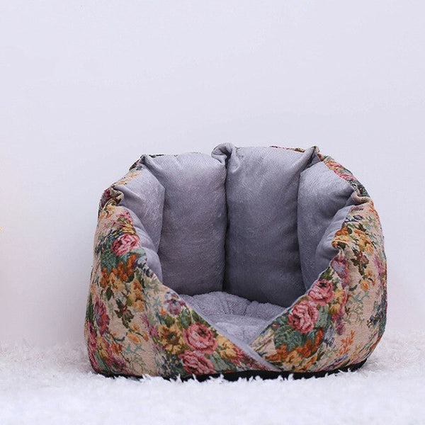 Non-Slip Cat Bed Winter Warm Pet House Cave Soft Comfortable Kennel Kitten Sofa Short Plush Pet Cushion for Small Medium Dogs | Vimost Shop.