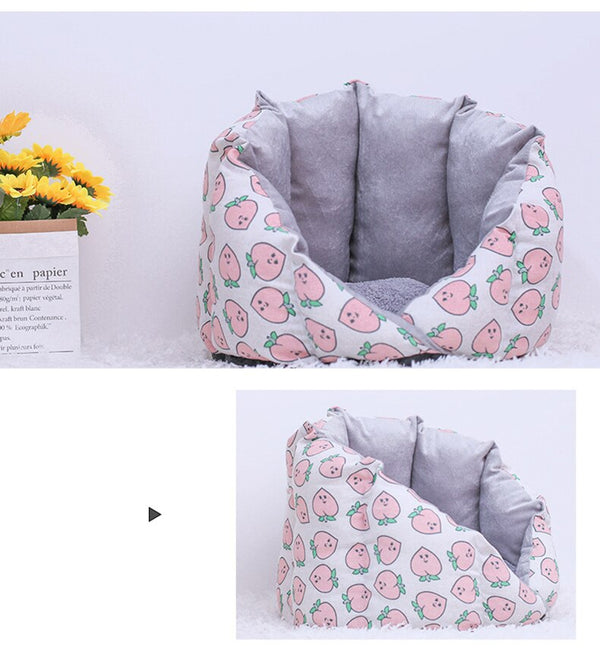 Non-Slip Cat Bed Winter Warm Pet House Cave Soft Comfortable Kennel Kitten Sofa Short Plush Pet Cushion for Small Medium Dogs | Vimost Shop.