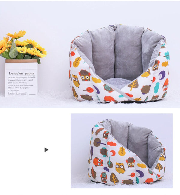 Non-Slip Cat Bed Winter Warm Pet House Cave Soft Comfortable Kennel Kitten Sofa Short Plush Pet Cushion for Small Medium Dogs | Vimost Shop.