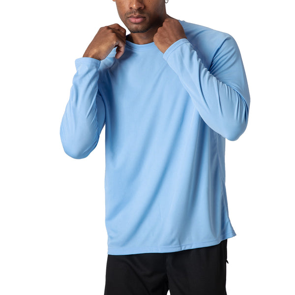 Men's Sun Protection T-shirts Summer UPF 50+ Long Sleeve Performance Quick Dry Breathable Hiking Fish T-shirts UV-Proof | Vimost Shop.