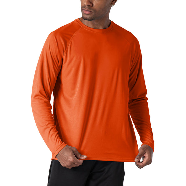Men's Sun Protection T-shirts Summer UPF 50+ Long Sleeve Performance Quick Dry Breathable Hiking Fish T-shirts UV-Proof | Vimost Shop.
