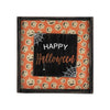Halloween wood wall sign Happy Pumpkin smiley with orange bottom Perfect Halloween Decorations for Hanging on Walls Doors | Vimost Shop.
