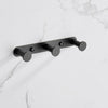 Towel Holder Hook Matte Black 304 Stainless Steel Bathrobe Coat Rack 1 Row 3/4 Hooks Silver Wall Mounted Bathroom Accessories | Vimost Shop.