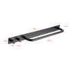 Towel Bar Holder Rack Robe Hook Matte Black Strong Viscosity Adhesive Rustproof 304 Stainless Steel Bathroom Accessories | Vimost Shop.