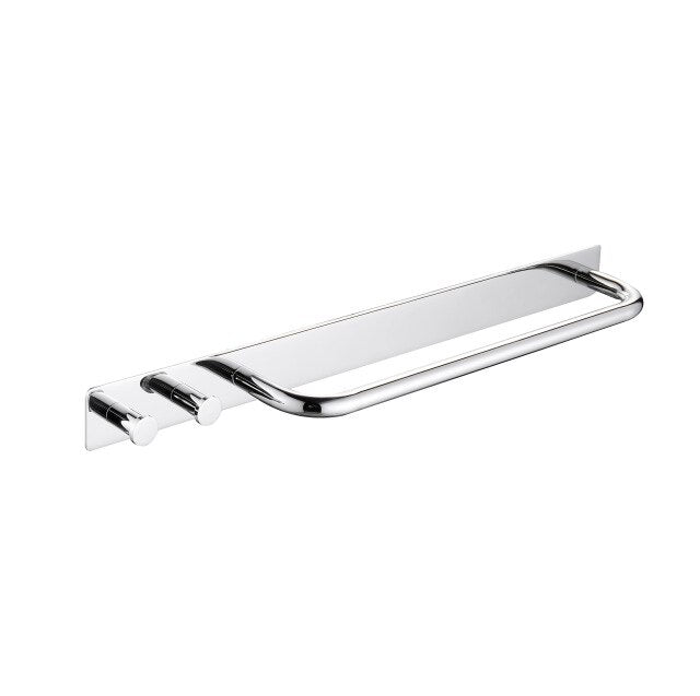 Towel Bar Holder Rack Robe Hook Bright Polishing Strong Viscosity Adhesive Rustproof 304 Stainless Steel Bathroom Accessories | Vimost Shop.