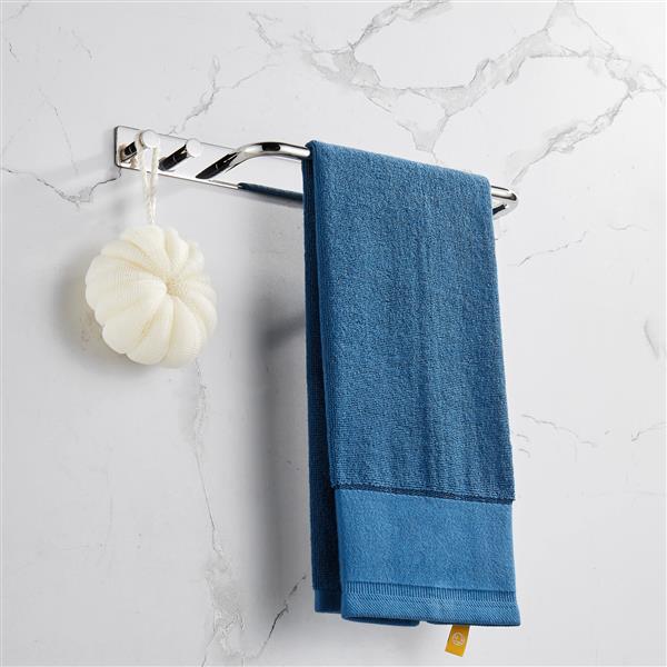 Towel Bar Holder Rack Robe Hook Bright Polishing Strong Viscosity Adhesive Rustproof 304 Stainless Steel Bathroom Accessories | Vimost Shop.