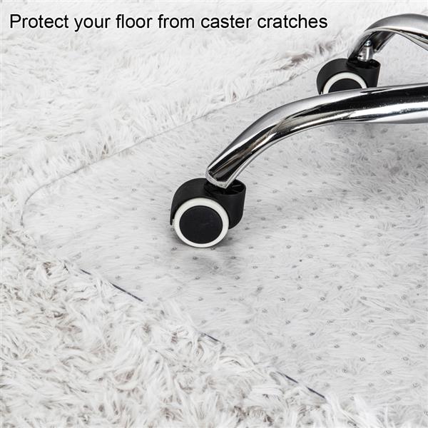 Protect Floor Mat PVC Floor/Chair Protection Mat Matte Home-use Protective Mat Chair Pad with Nail for Floor Chair 90x120x0.25cm | Vimost Shop.