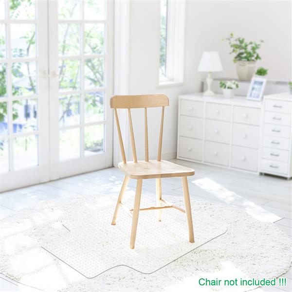 Protect Floor Mat PVC Floor/Chair Protection Mat Matte Home-use Protective Mat Chair Pad with Nail for Floor Chair 90x120x0.25cm | Vimost Shop.