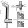 Handheld Bidet Toilet Sprayer with Stainless Steel Leakproof Hygiene Hose Wall Mount for Cloth Diaper Feminine Wash Pet Shower | Vimost Shop.