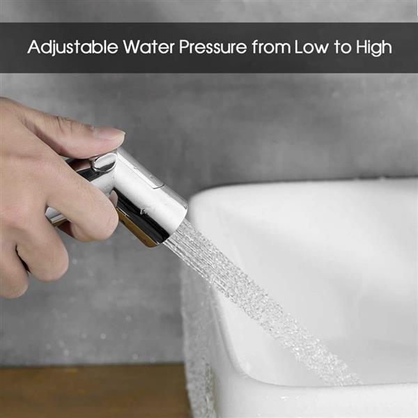 Handheld Bidet Toilet Sprayer with Stainless Steel Leakproof Hygiene Hose Wall Mount for Cloth Diaper Feminine Wash Pet Shower | Vimost Shop.