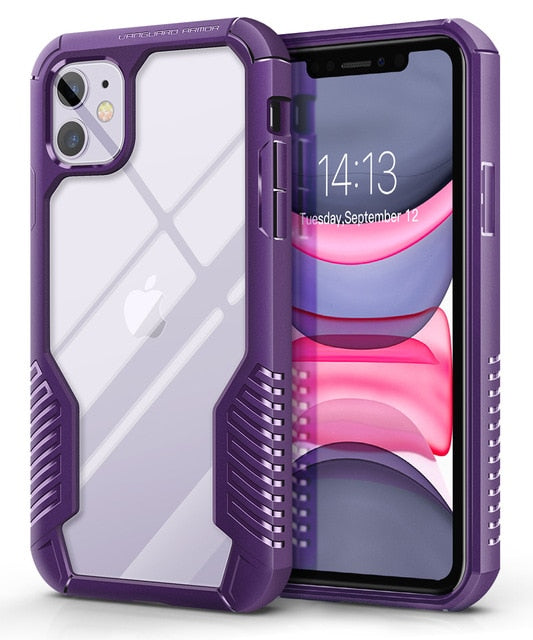 TPU Case For iPhone 11 Case Rugged Cell Phone Cases Heavy Duty Shockproof Drop Protection Cover For iPhone 11 6.1 Inch | Vimost Shop.