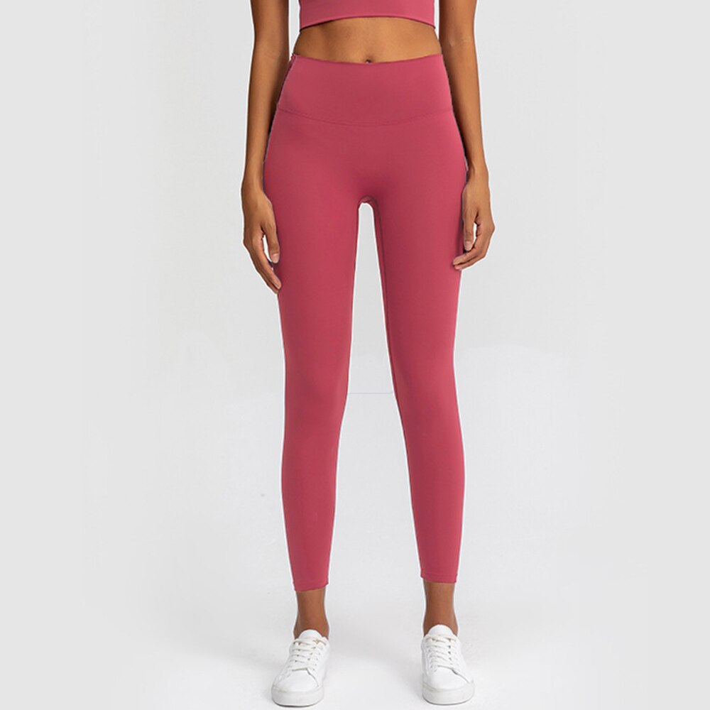 High Waist Naked Yoga Pants Push Up Leggings For Women Fitness Energy Seamless Leggins Sexy Workout Sport Tights Running Trouser | Vimost Shop.