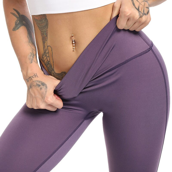 High Waist Naked Yoga Pants Push Up Leggings For Women Fitness Energy Seamless Leggins Sexy Workout Sport Tights Running Trouser | Vimost Shop.