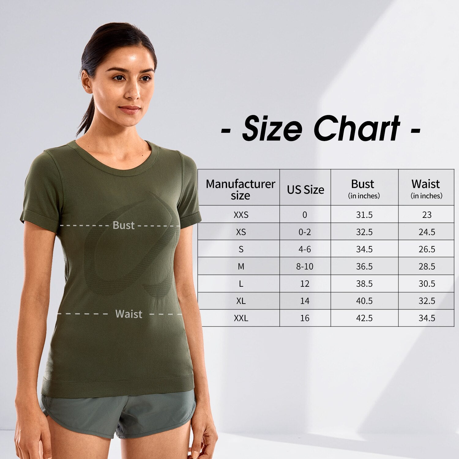 Women's Seamless Active Tops Short Sleeve Workout Running Sports Leisure T-Shirt