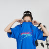 Harajuku Letter Print Casual Pullover Women Summer T-Shirts Summer ELF Short Sleeve Korean Ladeis Daily Punk Tops