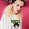 Harajuku Cartoon Print Casual Pullover T-Shirts Women,Spring Vintage Full Sleeve Female Basic Daily Graphic Tops