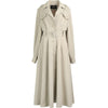 Green Solid Single Breasted Oversize Casual Women Trench Coat,Spring Full Sleeve Korean Office Ladies Daily Outwear
