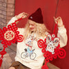 Harajuku Graphic Print Casual Pullover Sweatshirt Women,Spring Patchwork Plaid Ladies Daily Graphic 2-IN-1Top