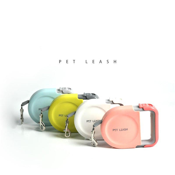 5 Meters Dog Leashes Automatic Retractable Pet Outdoor Walking Leash Leads Puppy Running Extending Leashes For Small Medium Dog | Vimost Shop.