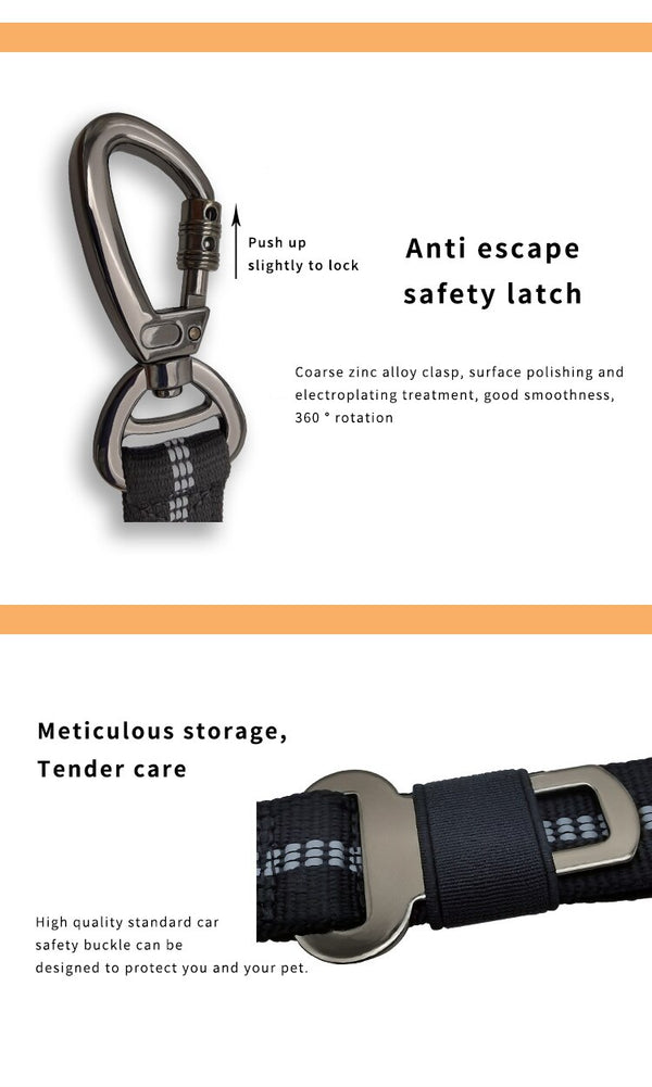 Adjustable Dog Leash Nylon Reflective Safety Belt Pet Training Lead Leashes Outdoor Walking Rope for Large Dogs Pets Accessories | Vimost Shop.
