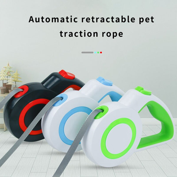 Reflective Dog Leash Automatic Retractable Traction Rope Durable Nylon Walking Lead Belt For Small Large Dog Cat Pets Leash Rope | Vimost Shop.