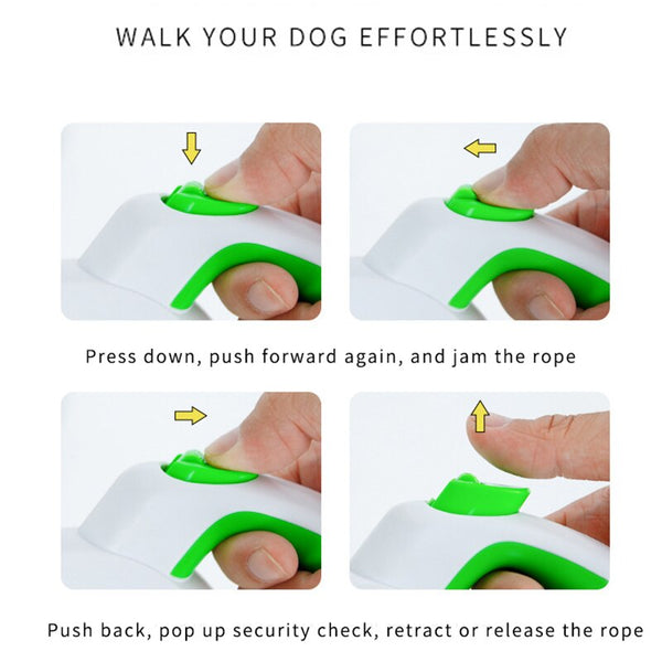 Reflective Dog Leash Automatic Retractable Traction Rope Durable Nylon Walking Lead Belt For Small Large Dog Cat Pets Leash Rope | Vimost Shop.