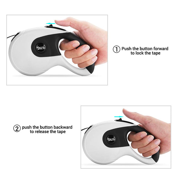 5M Retractable Dog Leashes with poop bag Dispenser Automatic extending Dogs Leash Rope for puppy Cats Leash Walking Accessories | Vimost Shop.