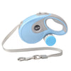 5M Retractable Dog Leashes with poop bag Dispenser Automatic extending Dogs Leash Rope for puppy Cats Leash Walking Accessories | Vimost Shop.