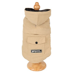 Pet Dog Clothes Winter Warm Corgi Bichon Vest Jacket Soft Plus Velvet Solid Color Sleeveless Hooded Vest for Dogs Pet Clothing