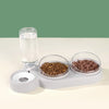 Pet Bowl Automatic Feeder Dog Cat Food Bowl with Water Dispenser Double Bowl Drinking Dish Food Container Bowls Pet Supplies | Vimost Shop.