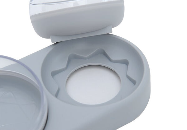 Pet Bowl Automatic Feeder Dog Cat Food Bowl with Water Dispenser Double Bowl Drinking Dish Food Container Bowls Pet Supplies | Vimost Shop.