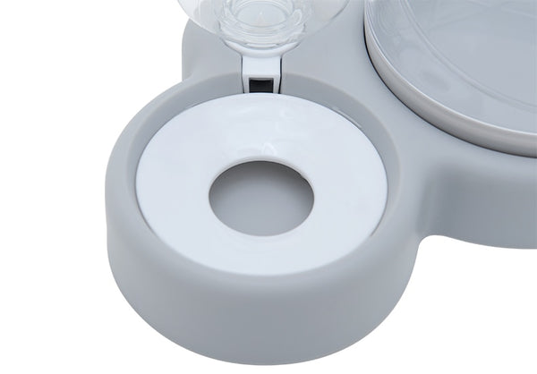 Pet Bowl Automatic Feeder Dog Cat Food Bowl with Water Dispenser Double Bowl Drinking Dish Food Container Bowls Pet Supplies | Vimost Shop.