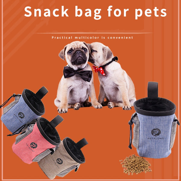 Portable Dog Training Bag Multi-function Treat Snack Pocket Pet Dog Outdoor Poop Bag Feed Storage Pouch Food Reward Waist Bags | Vimost Shop.