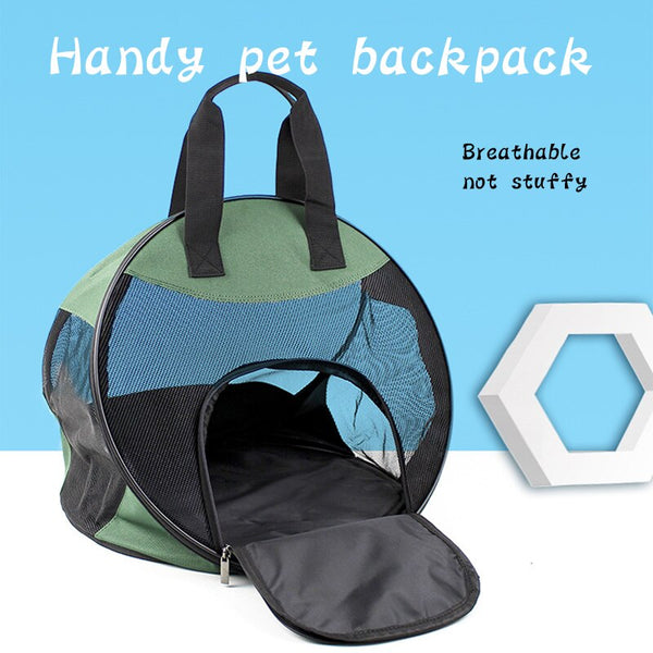 Foldable Pet Cat Carrier Bag Breathable Mesh Backpack Portable Dog Handbag Pet Shoulder Bag Outdoor Travel Bag for Small Cat Dog | Vimost Shop.