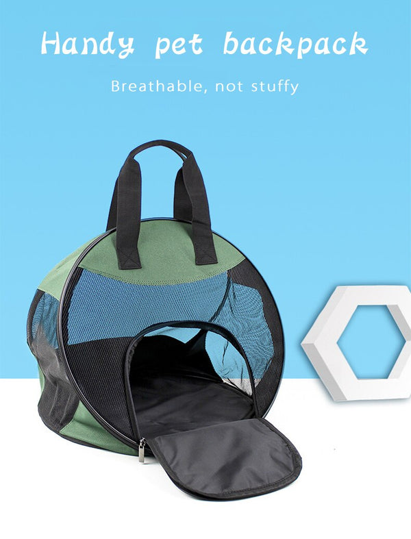Foldable Pet Cat Carrier Bag Breathable Mesh Backpack Portable Dog Handbag Pet Shoulder Bag Outdoor Travel Bag for Small Cat Dog | Vimost Shop.
