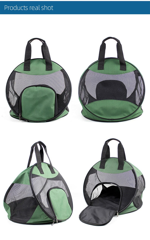 Foldable Pet Cat Carrier Bag Breathable Mesh Backpack Portable Dog Handbag Pet Shoulder Bag Outdoor Travel Bag for Small Cat Dog | Vimost Shop.