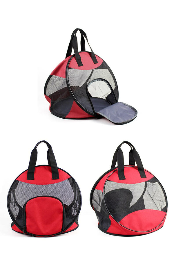 Foldable Pet Cat Carrier Bag Breathable Mesh Backpack Portable Dog Handbag Pet Shoulder Bag Outdoor Travel Bag for Small Cat Dog | Vimost Shop.