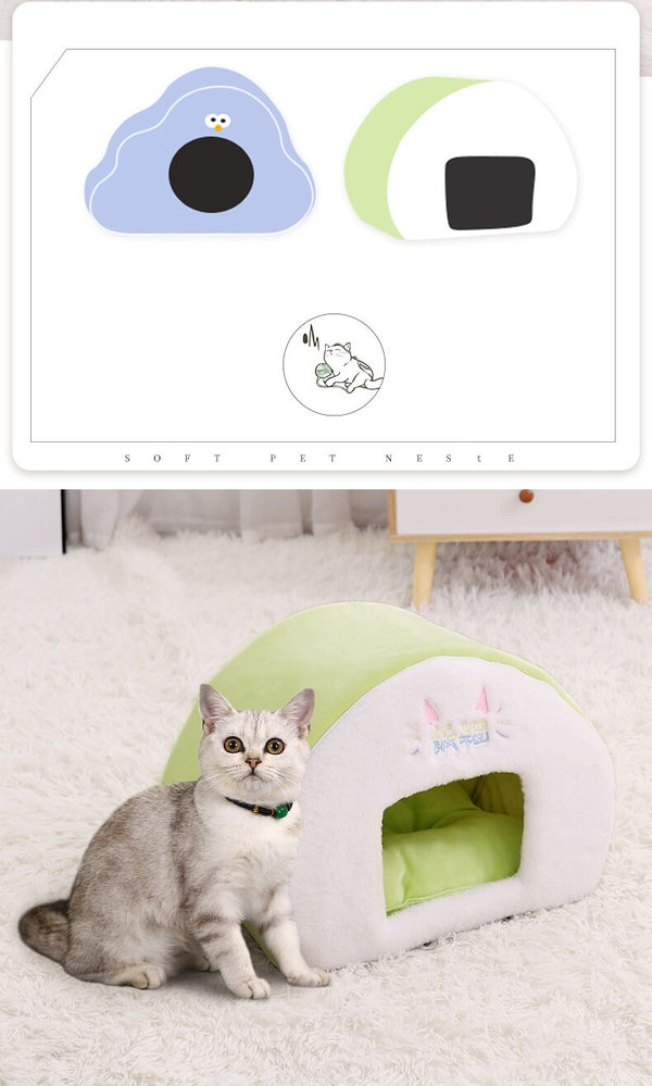 Pet Dog Cat House Warm Comfort Pet Deep Sleeping Nest Cave for Cats Dogs Winter Cat Bed Mat Basket Puppy Kennel Beds Cama Gato | Vimost Shop.
