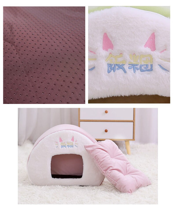 Pet Dog Cat House Warm Comfort Pet Deep Sleeping Nest Cave for Cats Dogs Winter Cat Bed Mat Basket Puppy Kennel Beds Cama Gato | Vimost Shop.