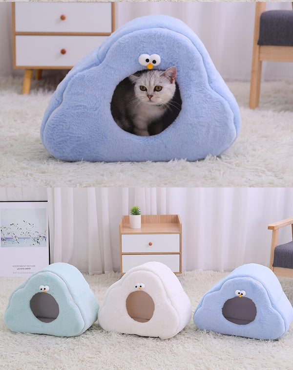 Pet Dog Cat House Warm Comfort Pet Deep Sleeping Nest Cave for Cats Dogs Winter Cat Bed Mat Basket Puppy Kennel Beds Cama Gato | Vimost Shop.