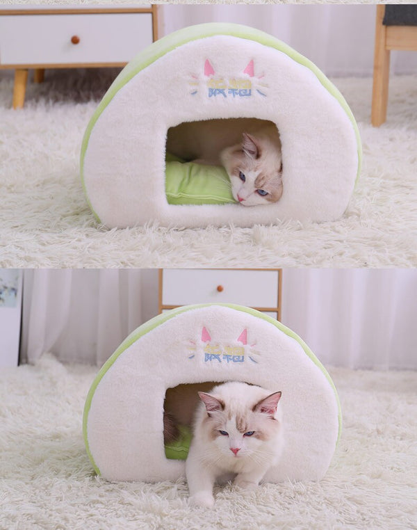 Pet Dog Cat House Warm Comfort Pet Deep Sleeping Nest Cave for Cats Dogs Winter Cat Bed Mat Basket Puppy Kennel Beds Cama Gato | Vimost Shop.