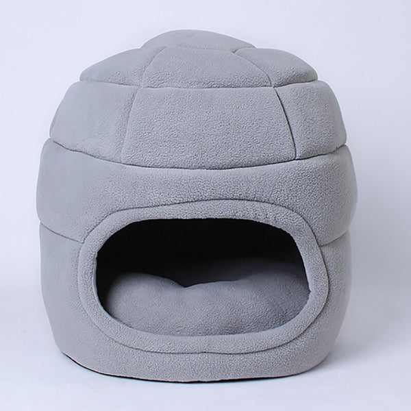 Portable Cat House Super Soft Kennel Winter Warm Puppy Cushion Fleece Pet Sleeping Cave Removable Bed for Cats Dogs Accessories | Vimost Shop.